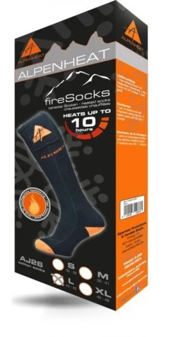 Alpenheat Fire Socks AJ26 - Set 1 Cotton (Baumwolle) - Beheizte Socken -Outdoor Ausrüstung 11699 Alpenheat Fire Socks AJ26 Set 1 Cotton Baumwolle beheizte Socken 5
