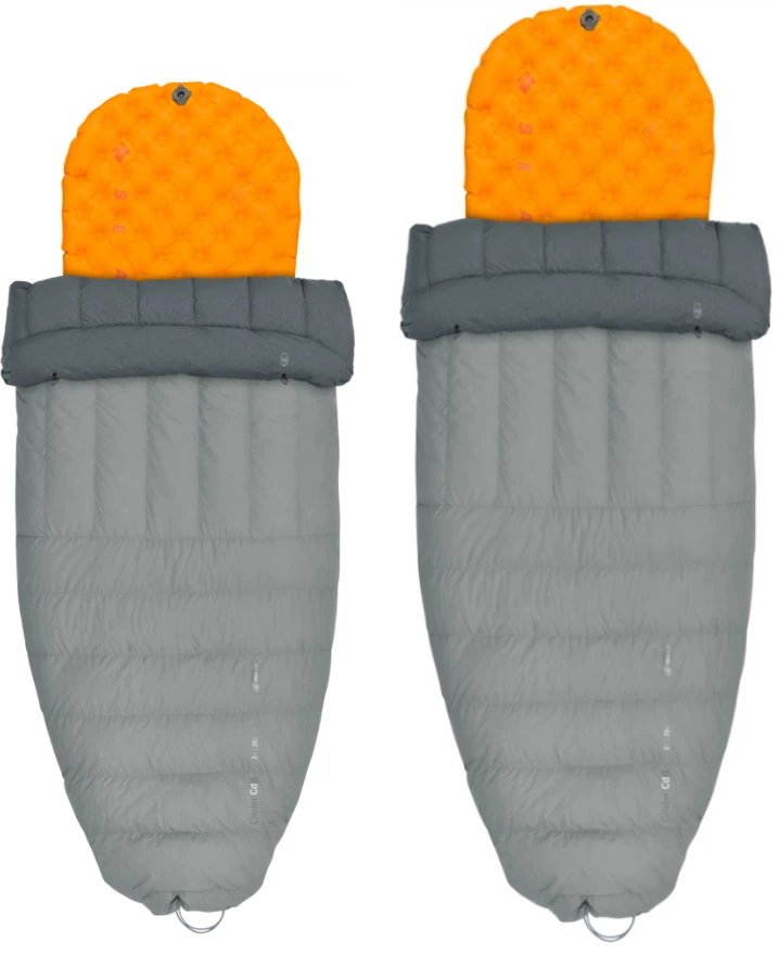 SEATOSUMMIT Cinder Cd2 - Integrated Down Quilt - Daunenschlafsack 1 SEATOSUMMIT Cinder Cd2 - Integrated Down Quilt - Daunenschlafsack