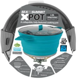 SEATOSUMMIT X-Pot 2.8 - Kochtopf -Outdoor Ausrüstung 15391 SEATOSUMMIT X Pot 2 8 Kochtopf