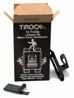 Tirock 1x Ti-Clip Inkl. Adapter SD (Hochtouren / Klettersteige) - Seilzubehör