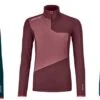 Ortovox Fleece Light Zip Neck Women - Funktionsunterwäsche