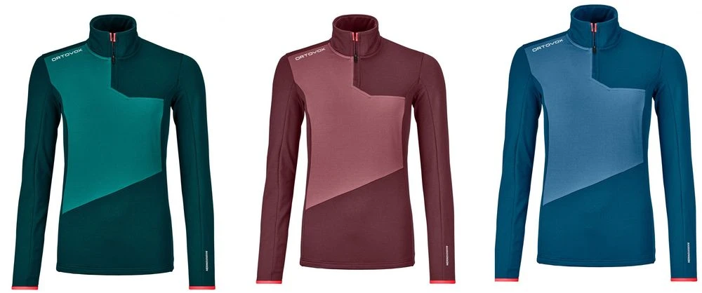 Ortovox Fleece Light Zip Neck Women - Funktionsunterwäsche 1 Ortovox Fleece Light Zip Neck Women - Funktionsunterwäsche