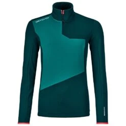 Ortovox Fleece Light Zip Neck Women - Funktionsunterwäsche 7 Ortovox Fleece Light Zip Neck Women - Funktionsunterwäsche -Outdoor Ausrüstung 16686 Ortovox Fleece Light Zip Neck Women Funktionsunterwaesche 2