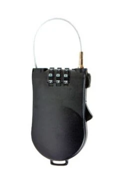 BasicNature Zahlenschloss Mit Drahtseil - Sicherheitsschloss